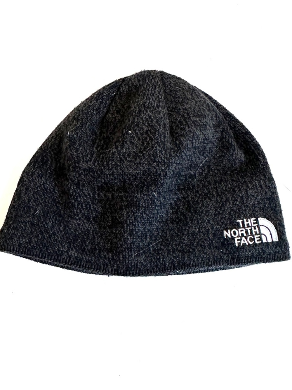 The North Face Knit Beanie One Size Charcoal Wool Lined